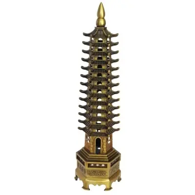 Pagode Wen Chang bronze 26cm