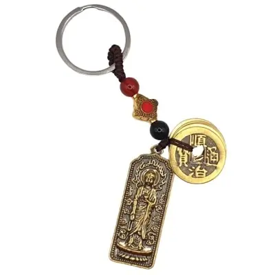 Porte Clés 5 Pièces de l’Empereur, Bouddha debout