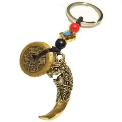 Porte Clés 5 Pièces de l’Empereur, Griffe Tête de Loup