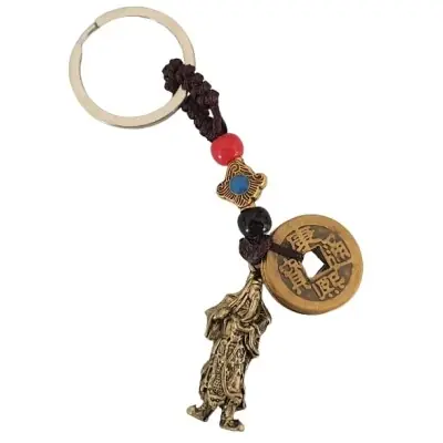 Porte Clés 5 Pièces de l’Empereur, Guan Yu