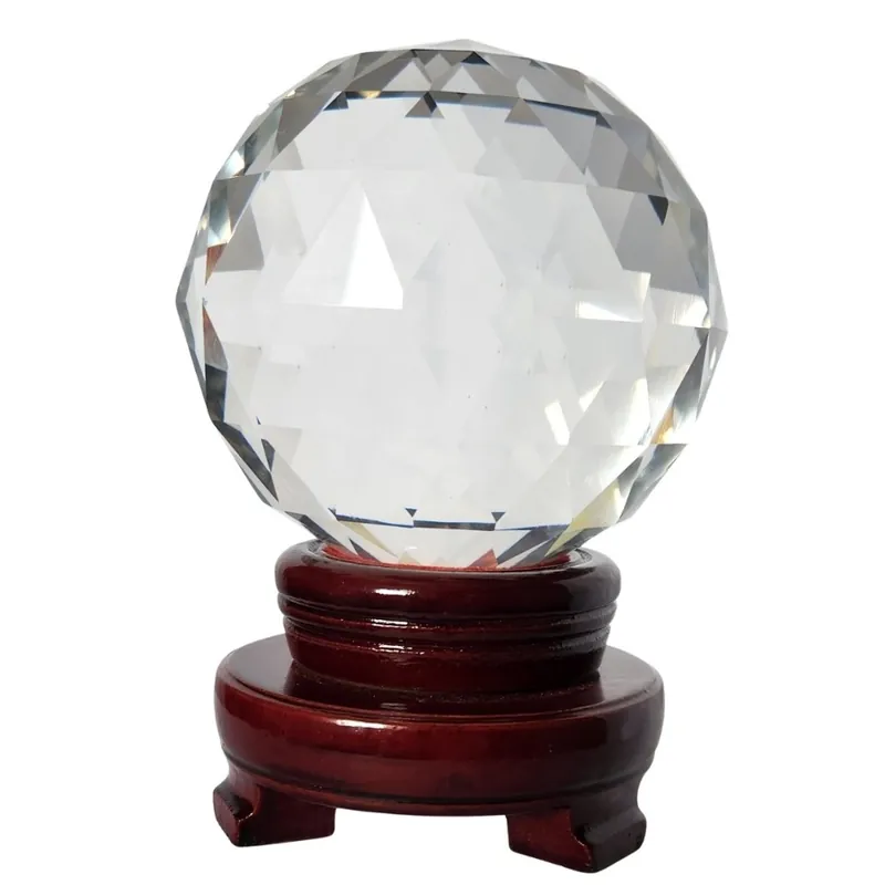 Boule de Cristal à facettes 100mm