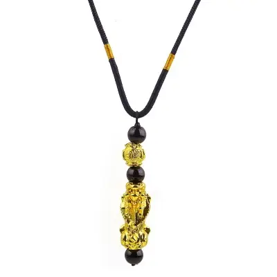 Suspension Pendentif Pi Yao Mala doré