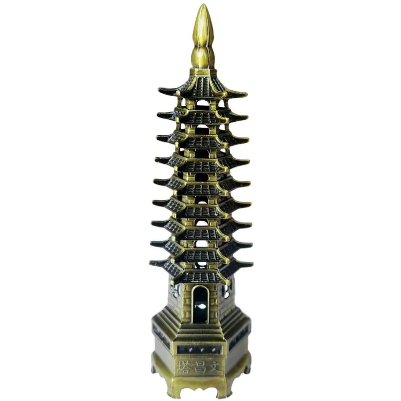 Pagode Wen Chang bronze 13cm