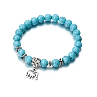 Bracelet Perles Eléphant Protecteur