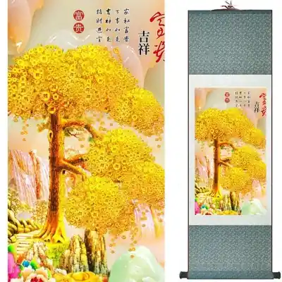 Kakemono Paysage Arbre de la Fortune