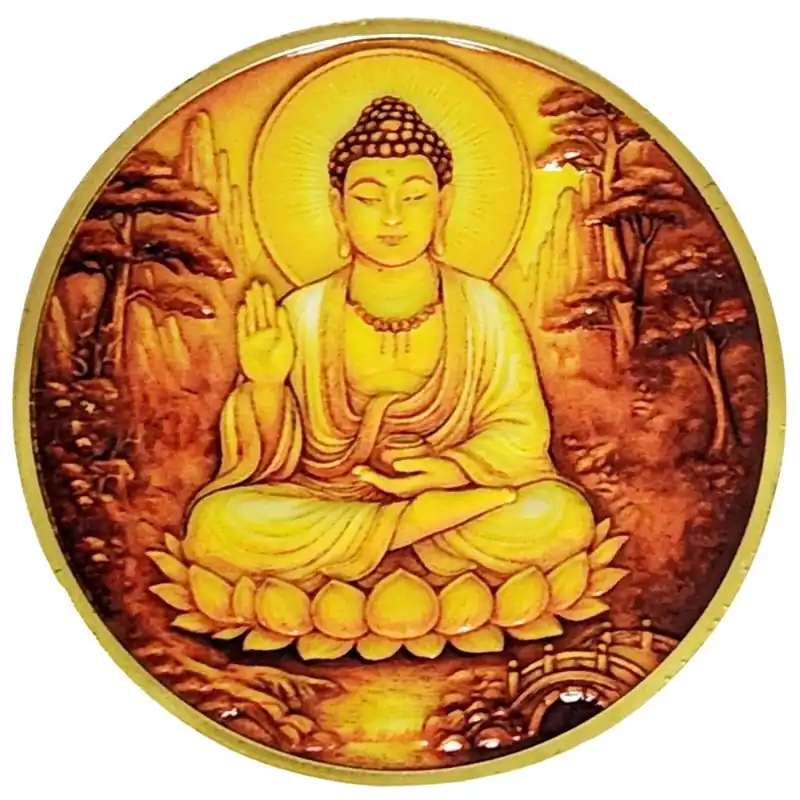 Amulette Bouddha & Lotus