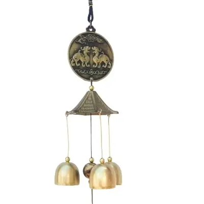 Carillon Double Pi Yao 3 clochettes