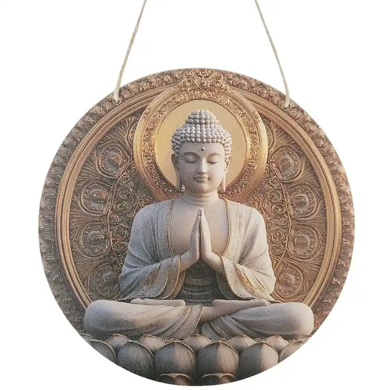 Plaque Décorative Bouddha Anjali Mudrâ