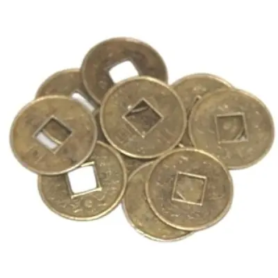 Lot 10 Pièces de Monnaie Chinoise 15mm