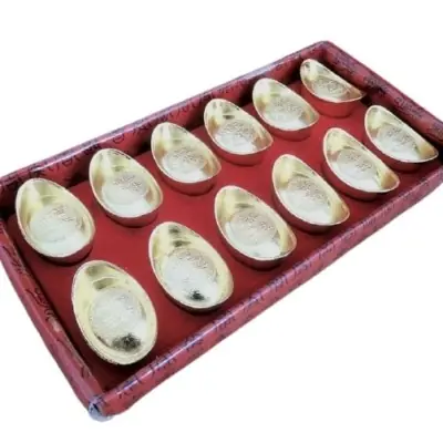 Coffret des 12 Lingots d’Or de la Fortune