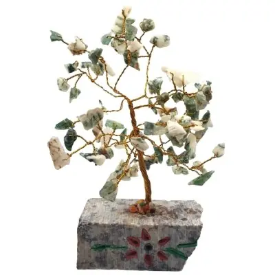 Arbre à Pierres en Agate Mousse