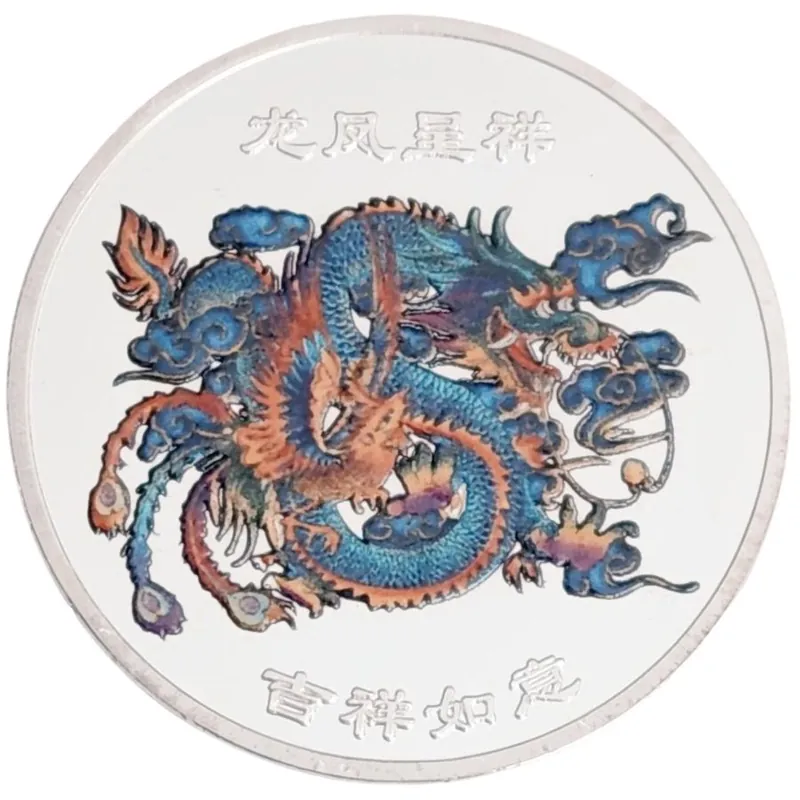 Amulette Dragon Coloré