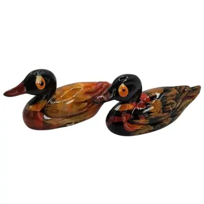 Statues Couple de Canards Mandarins 50 mm