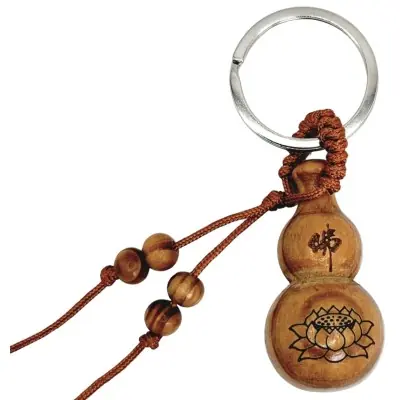 Porte Clés Wu Lou Lotus Laqué