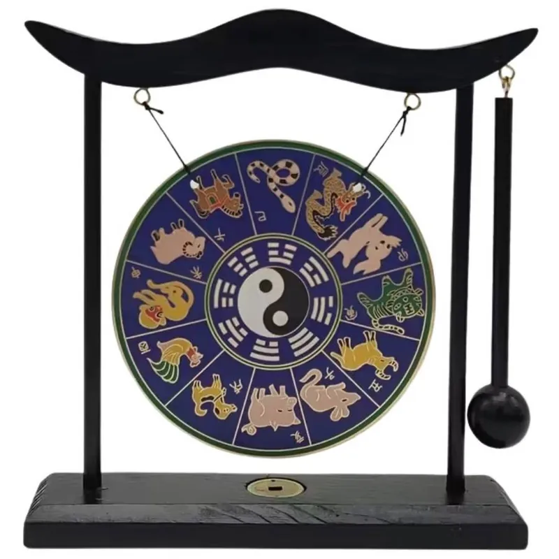 Gong Méditation Bagua Zodiaque bleu