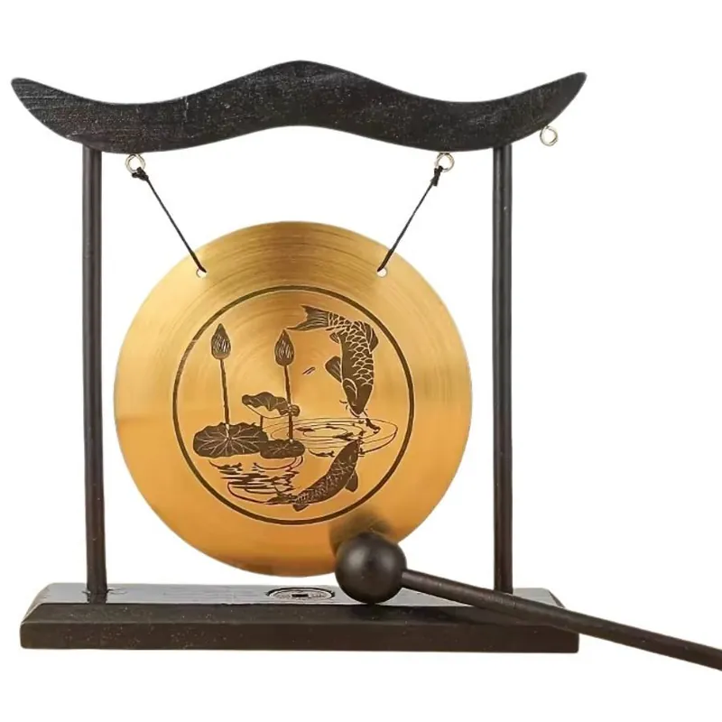Gong Méditation Double Carpes Koï