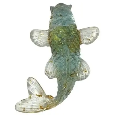 Figurine Poisson Carpe bleu