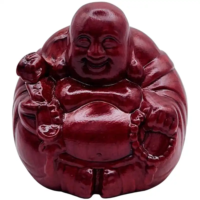 Statue Bouddha rouge Serein