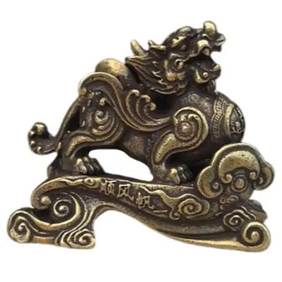 Statue Pi Yao Protecteur Yin cuivre