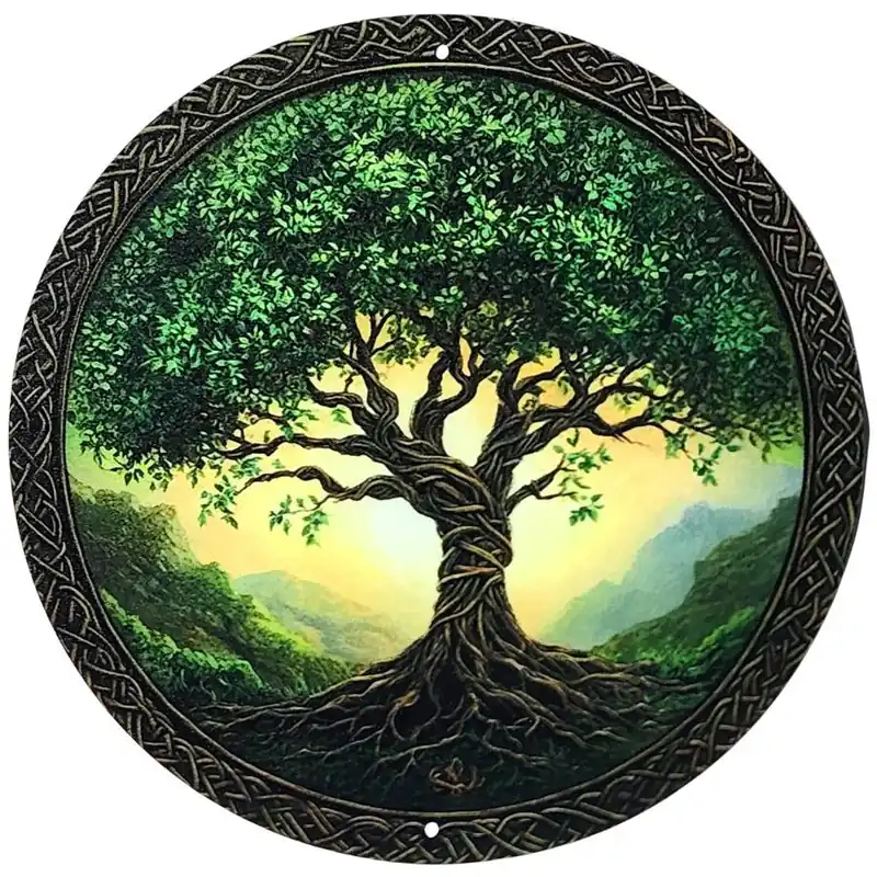 Plaque Décorative Arbre de vie Lumineux