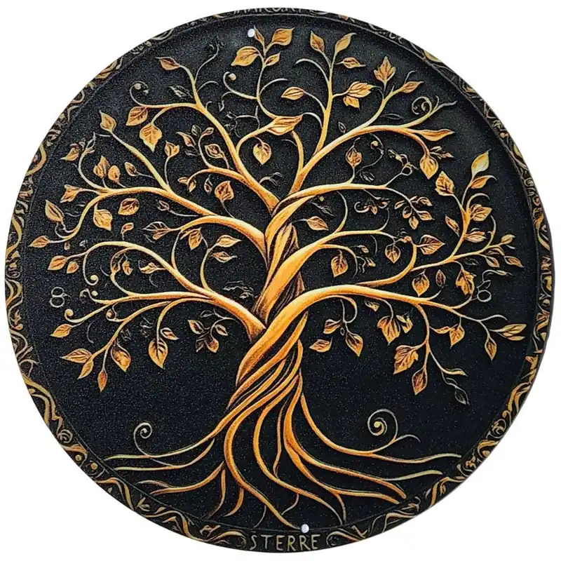 Plaque Décorative Arbre de vie Céleste
