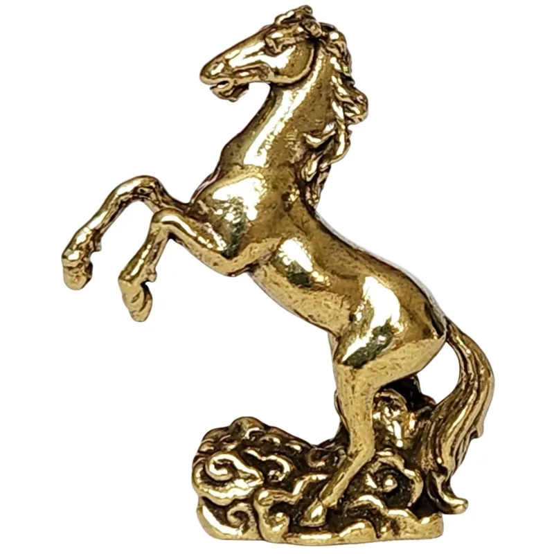 Statue Cheval au Galop en laiton