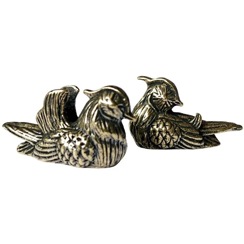 Statues Canards Mandarins Harmonieux
