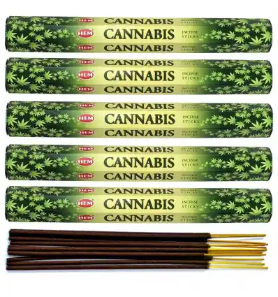 Encens Cannabis. Lot de 100 bâtons | HEM