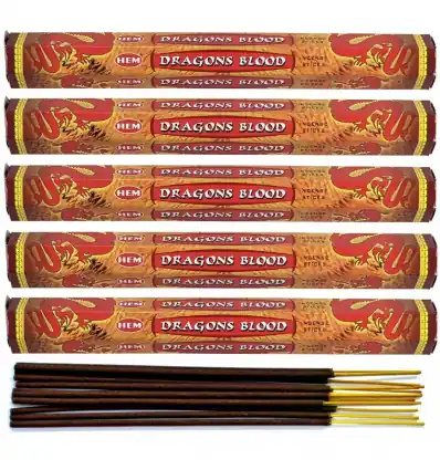 Encens Sang des dragons (Dragons Blood). Lot de 100 bâtonnets | HEM