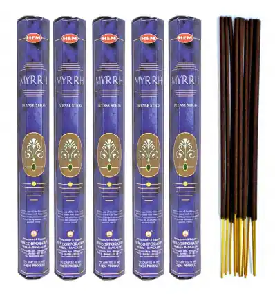 Encens Myrrhe. Lot de 100 Bâtons | HEM