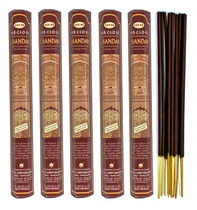 Encens Santal Précieux (Precious Chandan). Lot de 100 bâtons | HEM