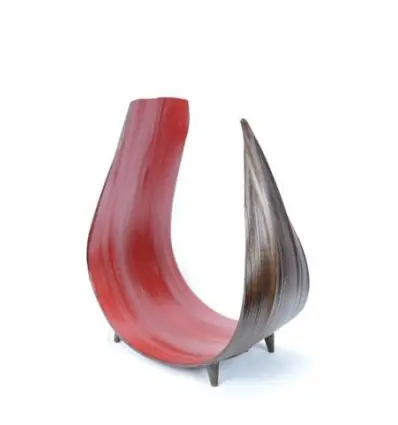 Coupe, déco de table en feuille de cocotier recourbée