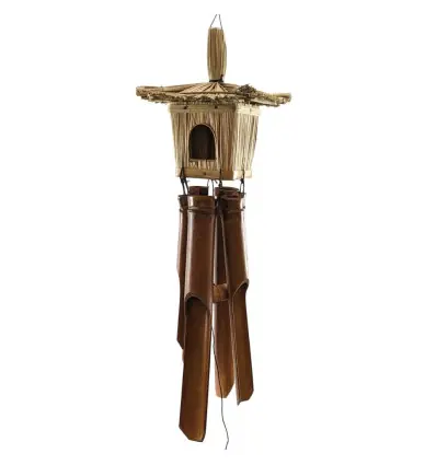 Carillon à vent en Bambou | Nichoir Carré en Paille