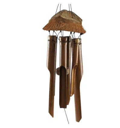 Carillon à vent artisanal en Bambou et Noix de coco