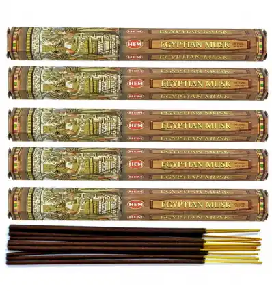 Encens Musc Egyptien. Lot de 100 bâtons | HEM