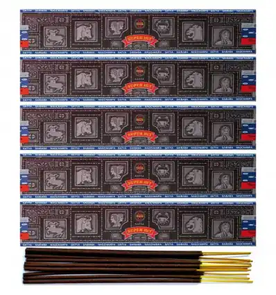 Encens Super Hit. Lot de 5x15g | Satya Saï Baba