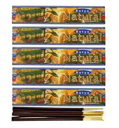 Encens "Natural". Lot de 5x15g | Satya Sai Baba