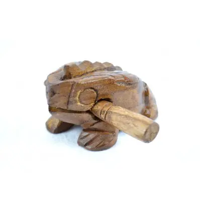 Grenouille musicale en bois - Instrument de musique.