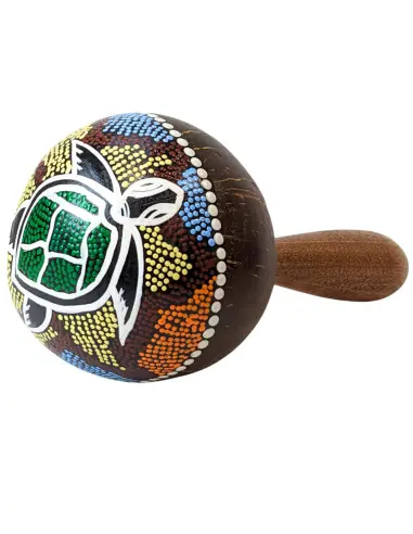 Maracas noix de coco - Instrument de musique et objet déco