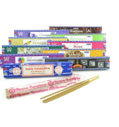 Encens bouquet "Top 10". Lot de 10x15g | Satya Sai Baba