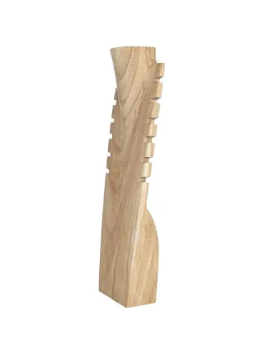 Présentoir en bois pour colliers et pendentifs 50cm | Finition "Bois brut naturel"
