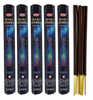 Encens 7 Chakras. Lot de 105 bâtons | HEM