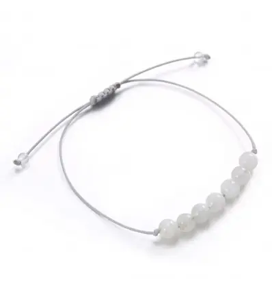 Bracelet Porte-bonheur "Fertilité" en pierre de lune