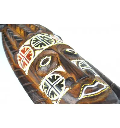 Masque Africain en bois 30cm décoration afrique