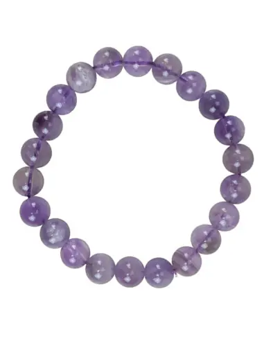 Bracelet Améthyste | Boules 8mm