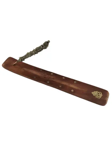 Porte-encens classique en bois | motif Ganesh