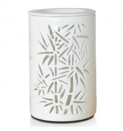 Diffuseur à chaleur douce "Calorya Bamboo" pour fondants et huiles parfumées