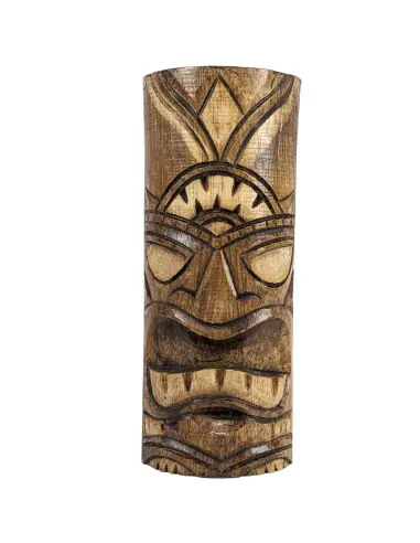 Totem Tiki 25cm en bois sculpté