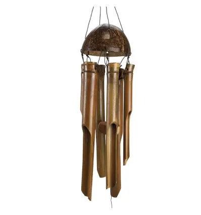 Carillon de jardin en Bambou et Noix de coco