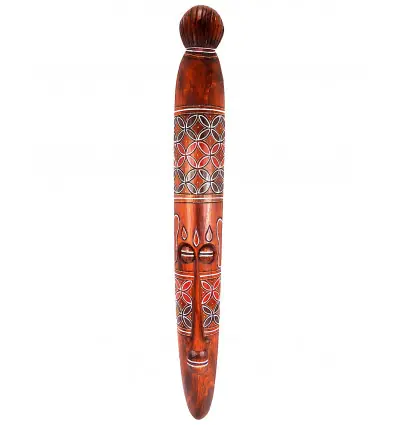 Masque africain en bois 100cm artisanal